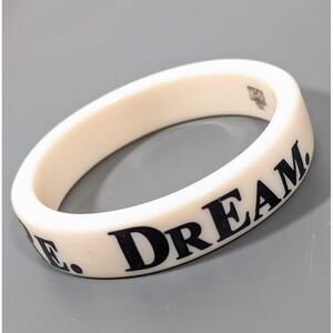 Twos Company Inspirational Bangle Bracelet Dream Explore Discover 8 in